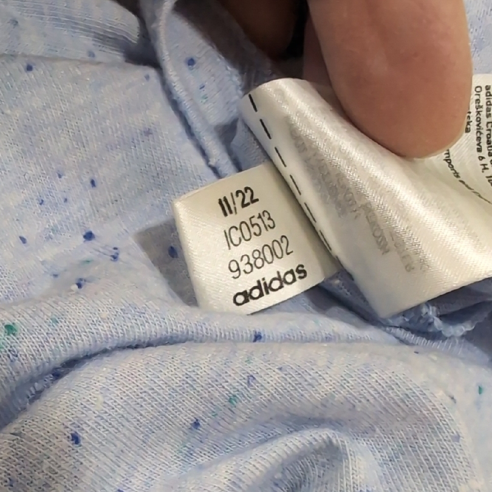 Adidas Sky Blue Speckled Tank Top - Picture 10 of 12